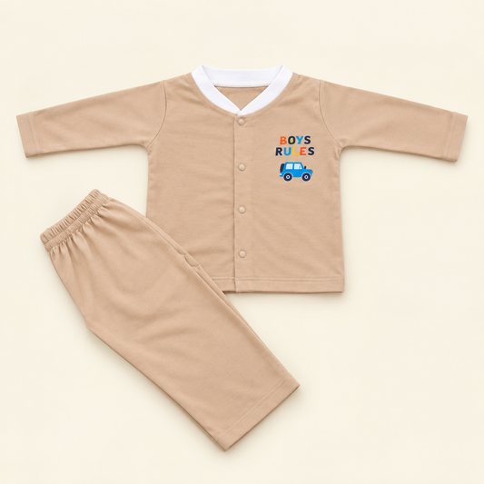 Brown Night suit