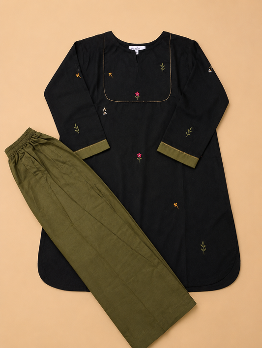 Black Girl Shalwar Kameez