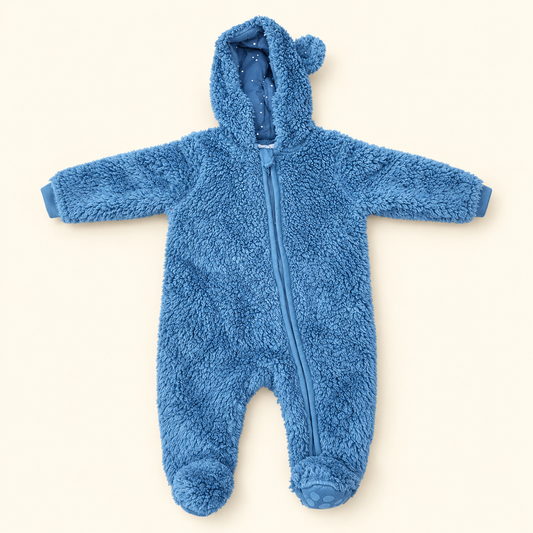Footed Romper Blue