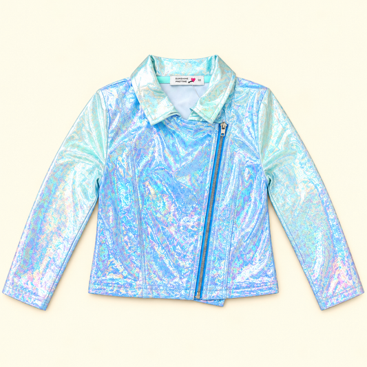 Girl Shining Zipper Jacket