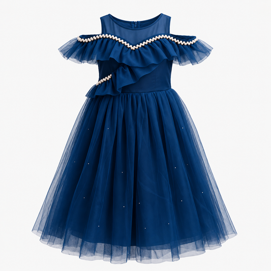 Girls Maxi Frock Beets Net Dorissa 22067 sku05145