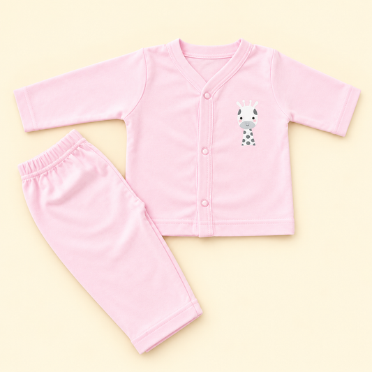 Kids Night Suit Pink