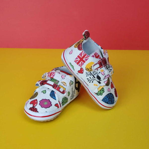 Baby Boy Shoes 2 Straps Printed