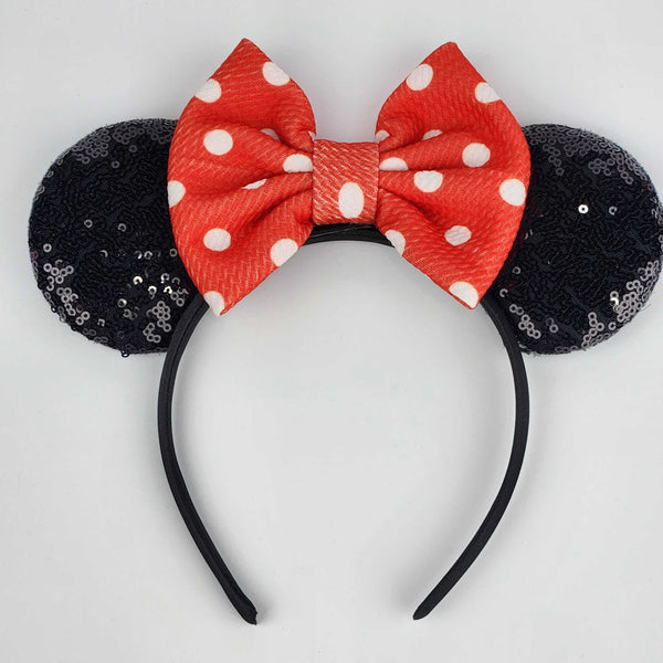 Girls Hairband Bow Mickey Mouse