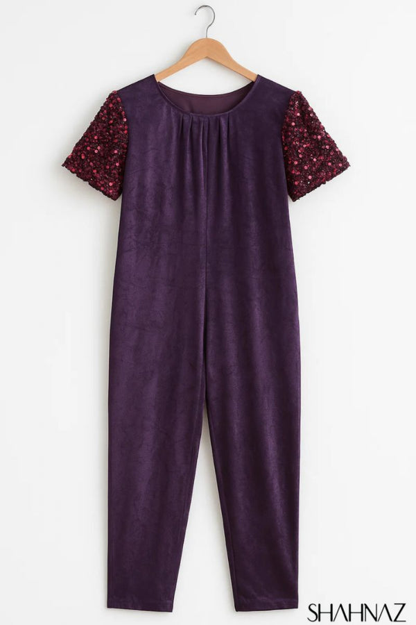 Jumpsuit Pty Velvet Seq sku02099
