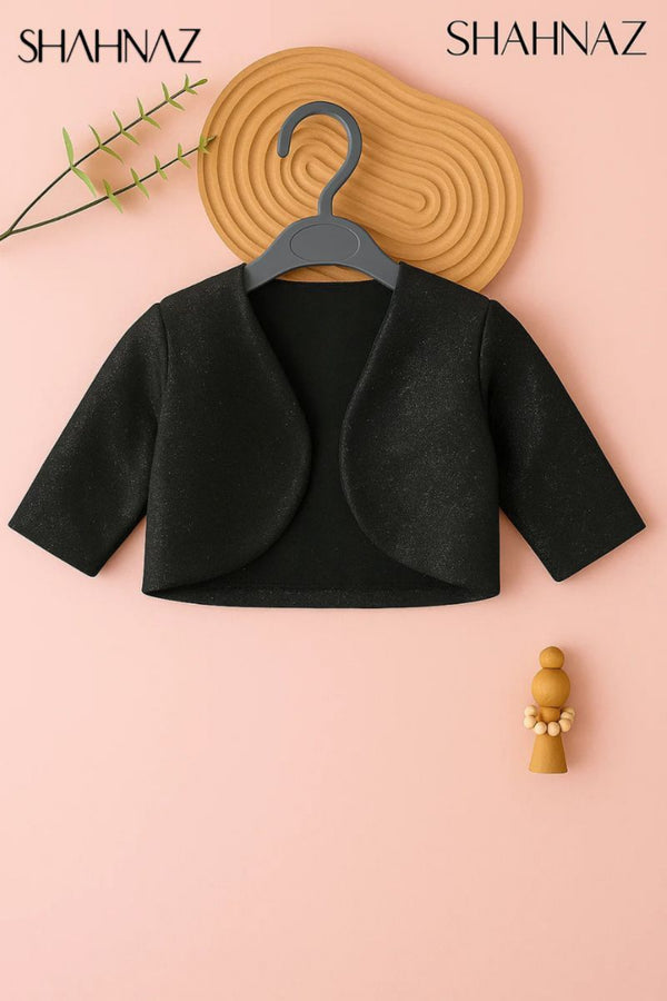 Girls Shimmer Coat Shrug sku03608