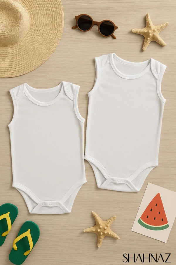 Body Vest Romper Pack Of 2 sku06345