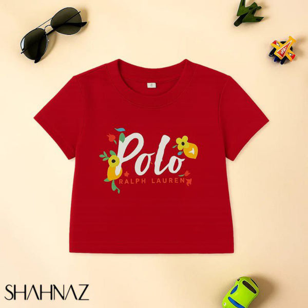 Girls T Shirt Round Neck Polo