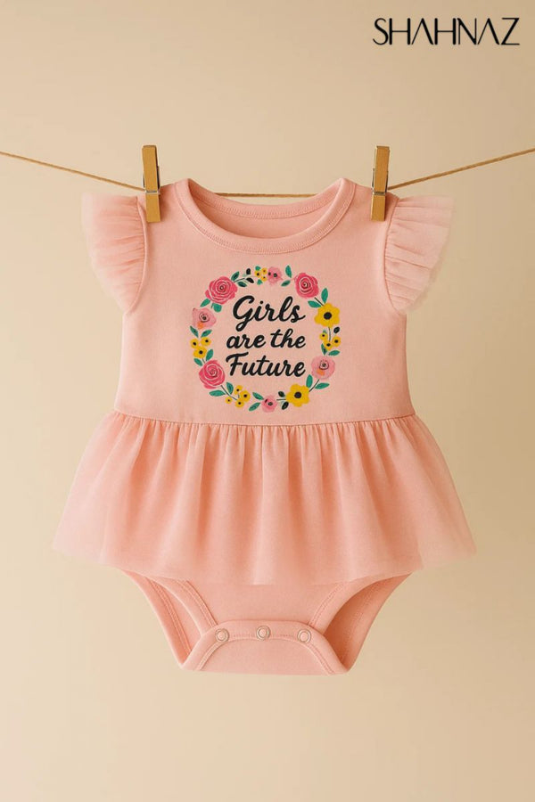Girls Romper Frock Girls Are The Future