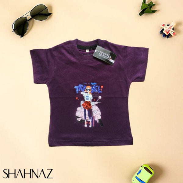 Girls T Shirt Round Neck Time To Travel