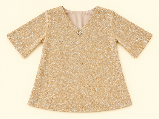 Fancy Girl Shimmer Top
