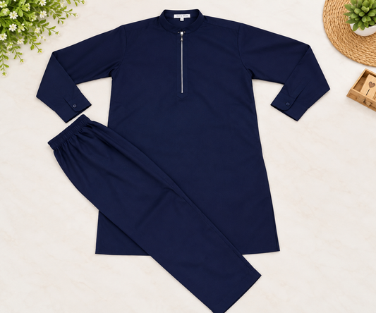 Navy Boys Shalwar Kameez