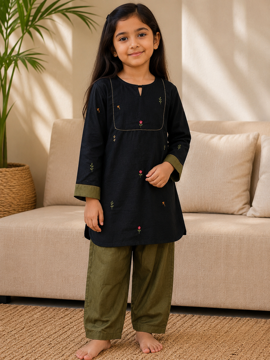 Black Girl Shalwar Kameez