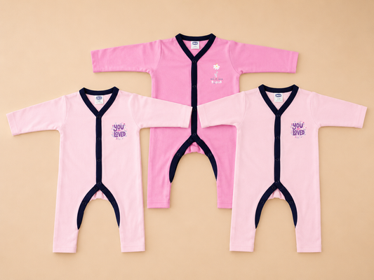 New Born Romper Pack of 3