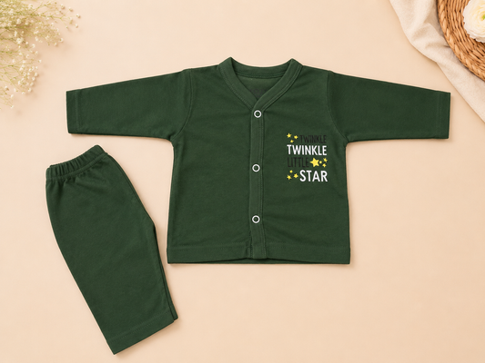 Kids Night Suit Green