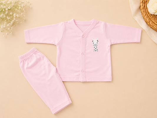 Kids Night Suit Pink