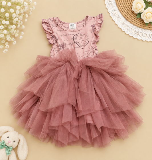Girls Frock Paris Net