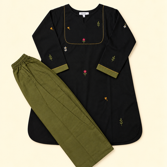 Black Girl Shalwar Kameez