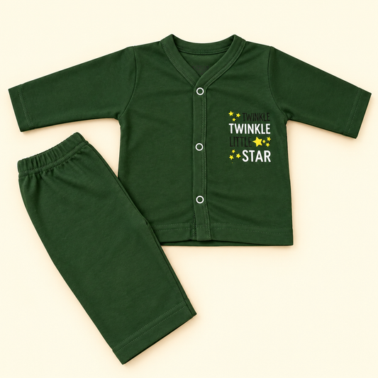Kids Night Suit Green