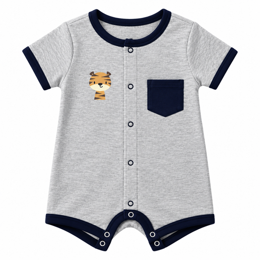Boys Romper Front Pocket sku05710 ghuf