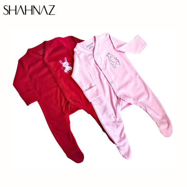 Baby Footed Rompers pack Of 2 sku07428