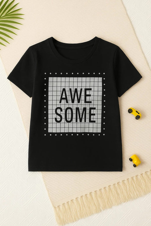 T Shirt Girl Black Awesome Beeds sku0192