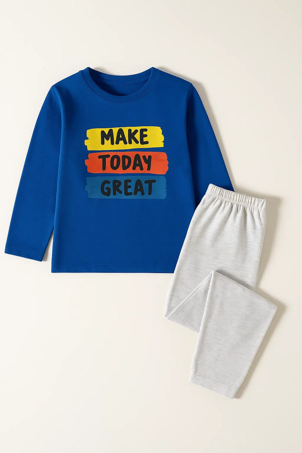 Kids Night Suit Ghuf Make Today Great