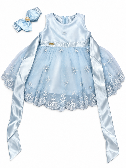 Blue Girls Fancy Frock