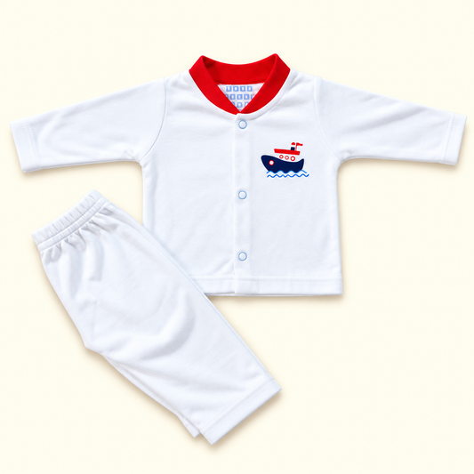 blu night suit B W