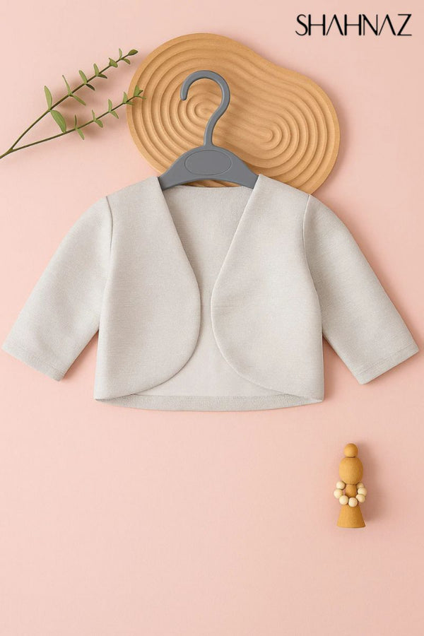 Girls Shimmer Coat Shrug sku03608