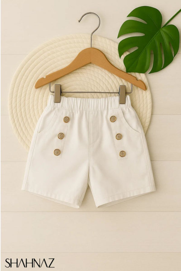 Girls Short 6 Buttons sku0524