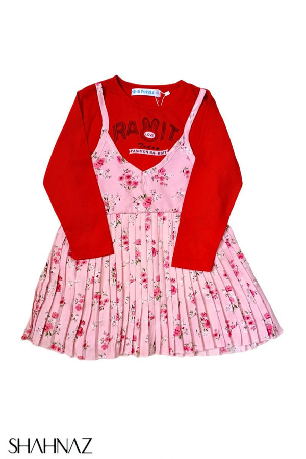 Girls Frock Rabbit sku06844