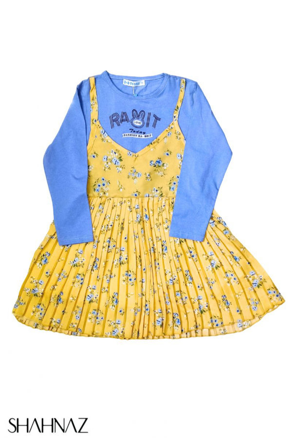 Girls Frock Rabbit sku06844