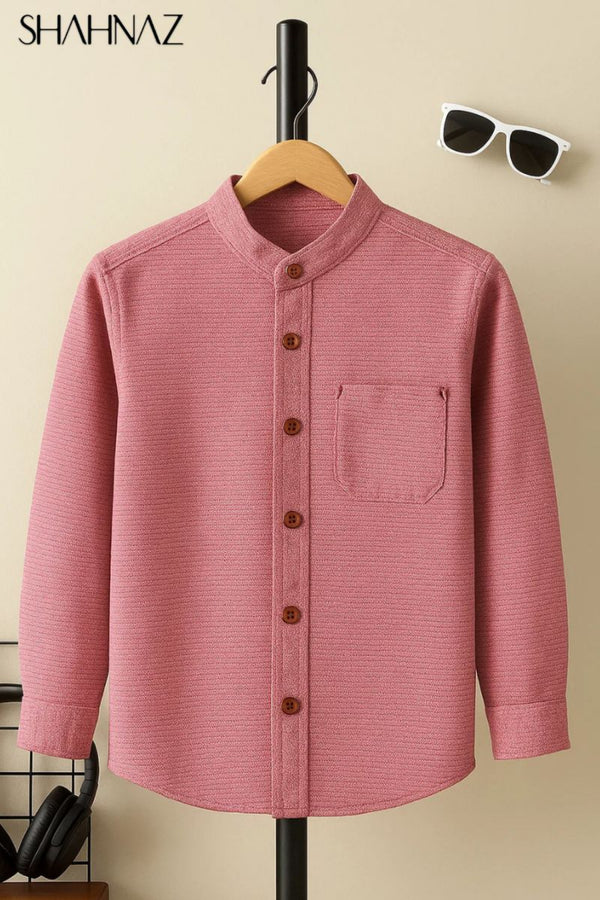 Boys Shirt Full Sleeves Front Pocket sku04077