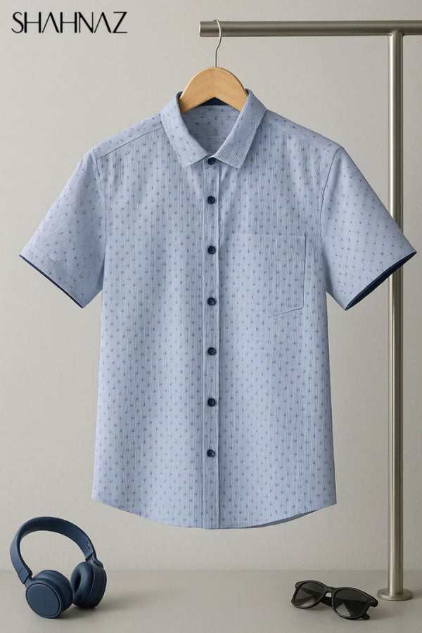 Boys Shirt Half Sleeves Polka Dot