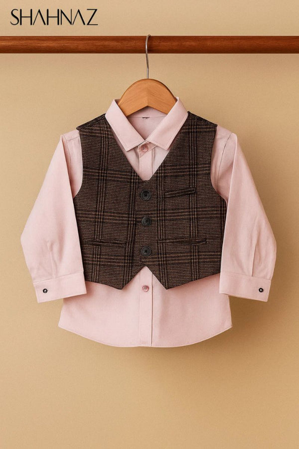 Boys Shirt Westcoat sku04218