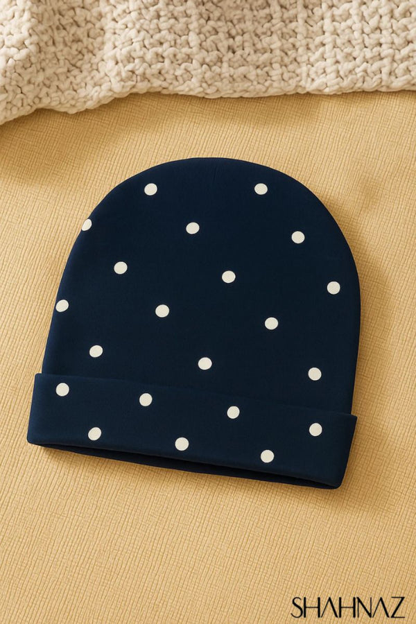 New Born Baby Cap Polka Dot sku07238
