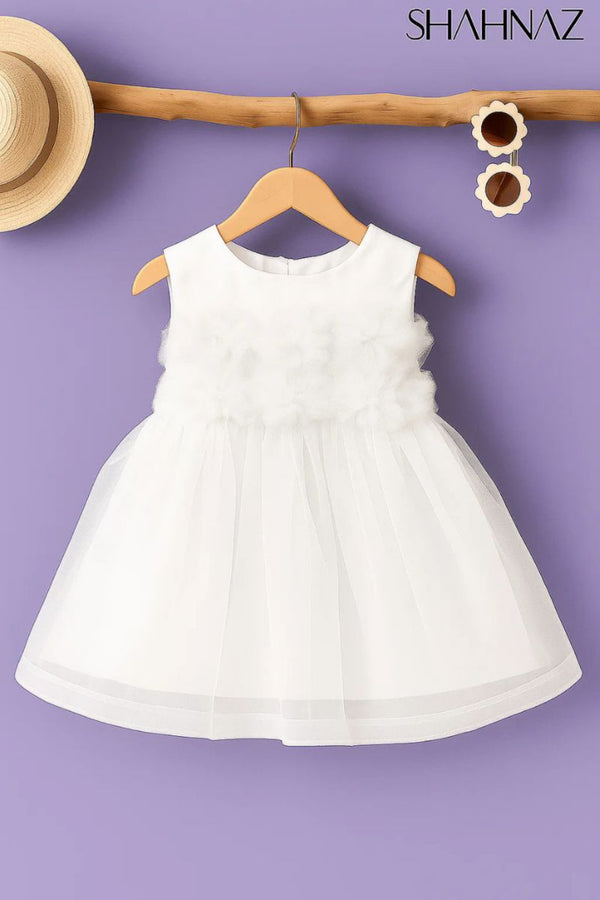 Girls Frock Fancy Front Net sku0629
