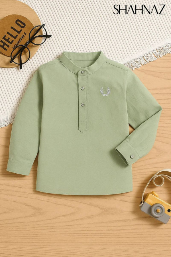 Boys Kurti Style Shirt