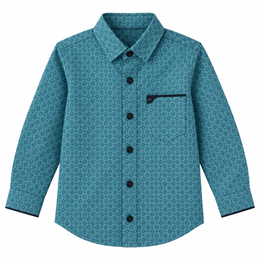 Boys Shirt Full Sleeves Front Pocket sku04077