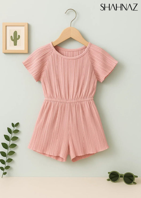 Girls Jumpsuit Pink sku05923