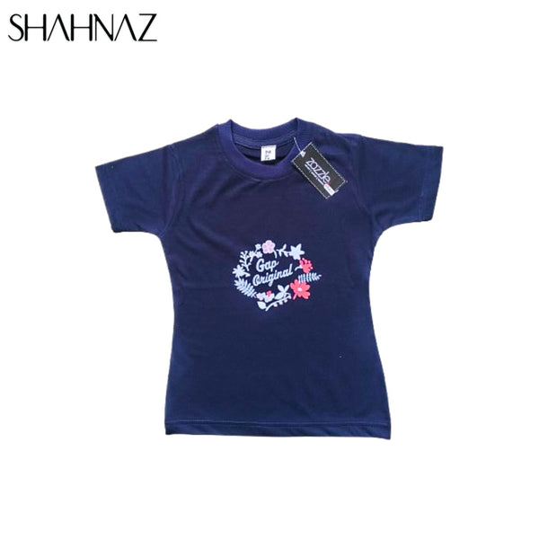 Girls T Shirt Round Neck Gap Original