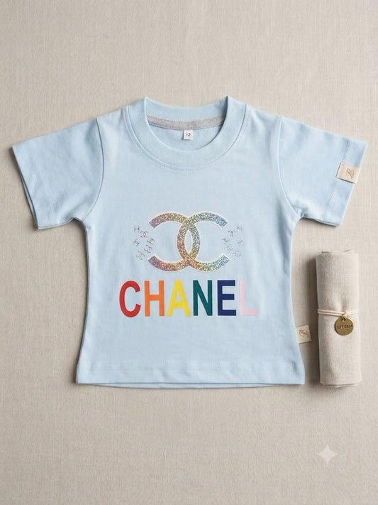 T.shirt round neck channel