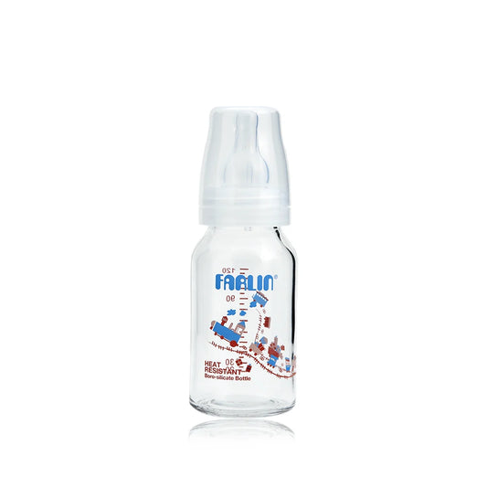 Glass Feeding Bottle 4oz Heat Resistant